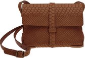 Elvy Bags Rihanna Scale Crossbodytas - Cognac