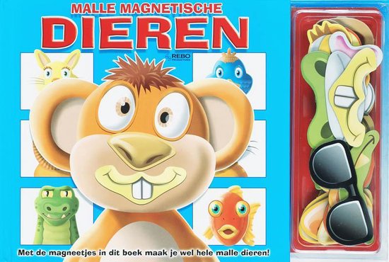 Cover van het boek 'Malle magnetische dieren'