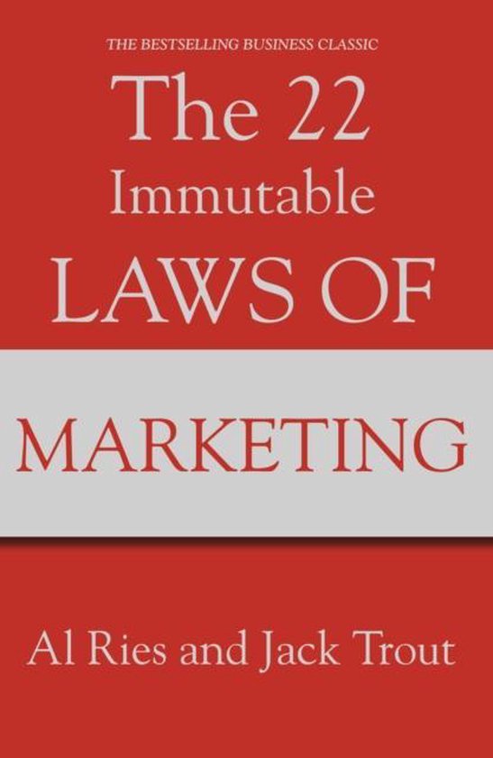 Boek cover 22 Immutable Laws Of Marketing van Al Ries (Paperback)