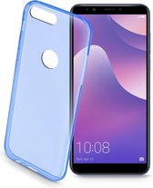 Cellularline Huawei Y7 (2018), hoesje color, blauw