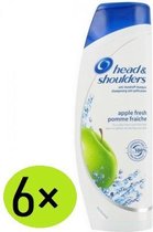 Head & Shoulders Shampoo – Apple Fresh 6 × 400 ml