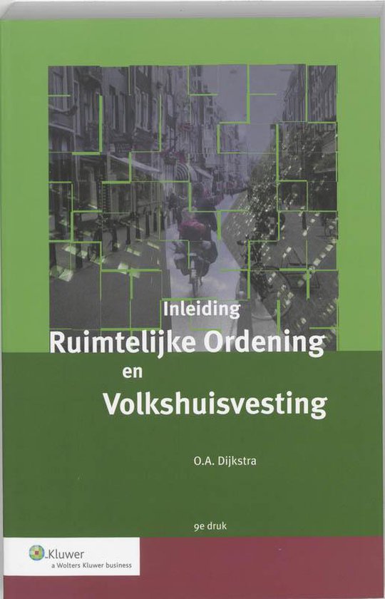 Inleiding ruimtelijke ordening en volkshuisvesting - cover
