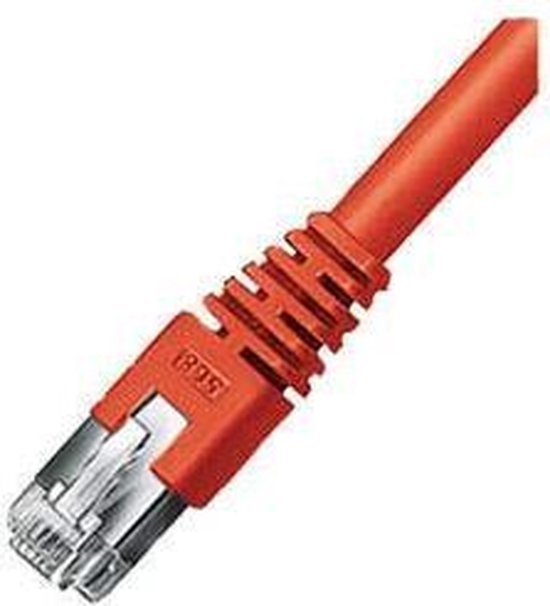 Lindy Cavo Di Rete Patch Cat.6(A) SSTP - S/FTP PIMF 10 Gbit, Rosso, 10m, Privo Di Alogeni - 3