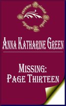 Anna Katharine Green Books - Missing: Page Thirteen
