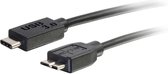 C2G USB-kabels USB 3.0 Type C / Micro B 1m