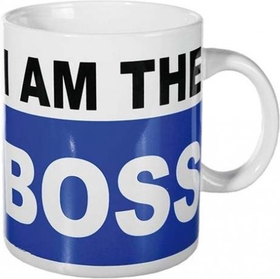 Tasse à café XL I am the boss 700 ml - mug / cup | bol.com