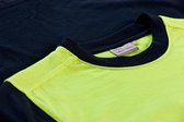 Santino Hivis t-shirt Hannover - 120149 - graphite / fluor geel - maat L