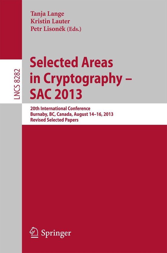 Springer Nature Proceedings Computer Science - Selected Area ... - cover