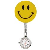 Fako® - Verpleegstershorloge - Zusterhorloge - Verpleegster Horloge - 3D Ketting - Emoji Smile
