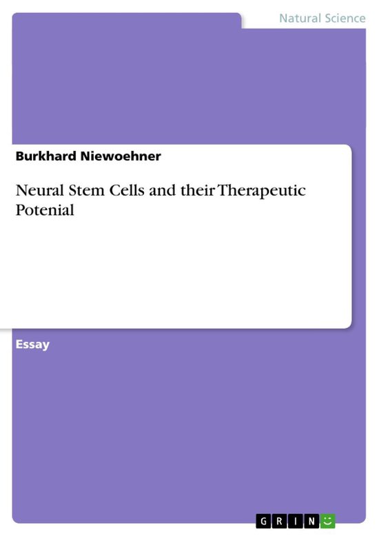 Neural Stem Cells and their Therapeutic Potenial - cover