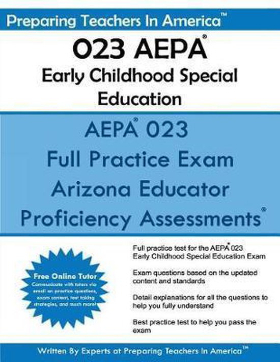 AEPA 023 Early Childhood Special Education - cover