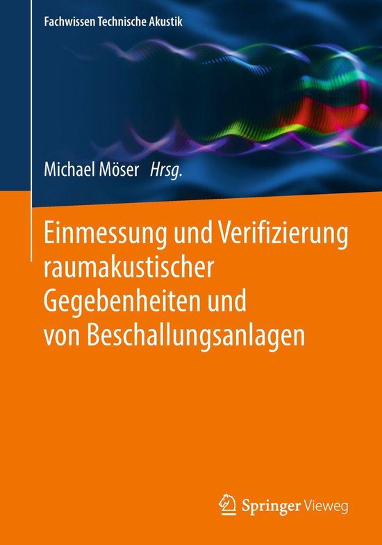 Fachwissen Technische Akustik - Einmessung und Verifizierung ... - cover