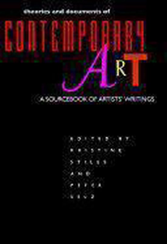 Theories & Documents of Contemporary Art - A Sourcebook of Artists Writings (Paper)
