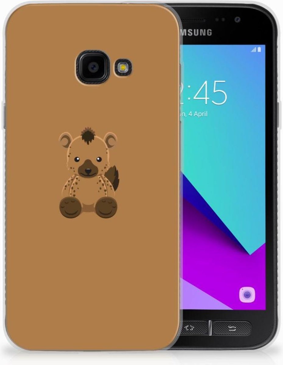 Samsung Galaxy Xcover 4 | Xcover 4s Telefoonhoesje met Naam Baby Hyena