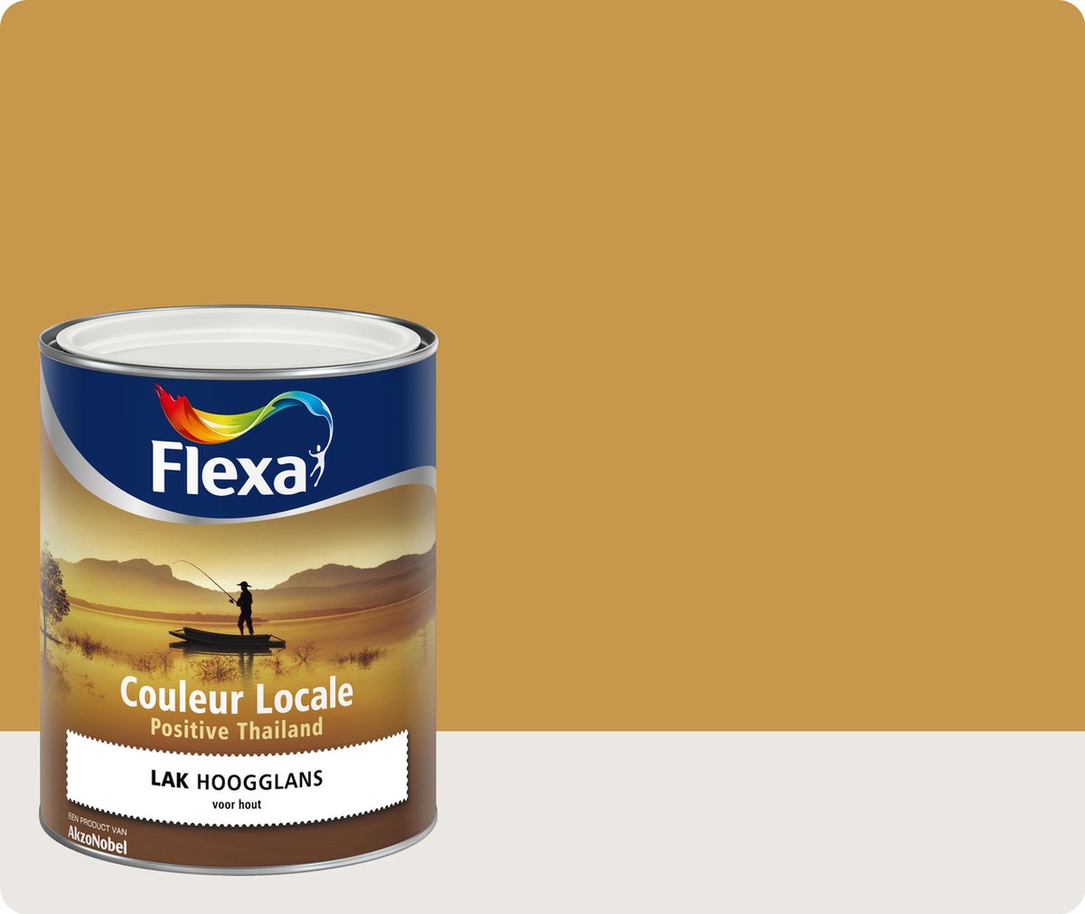 Flexa Couleur Locale - Lak Hoogglans - Positive Thailand Gold - 7575 - 0,75 liter