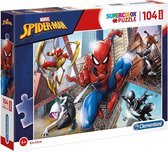 Clementoni Supercolor Maxi Legpuzzel Spider-man 104 Stukjes