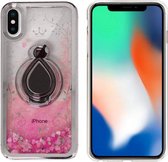 Ring Liquid hoesje voor Apple iPhone X/Xs Zilver