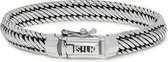 SILK Jewellery - Zilveren Armband - Weave - 743.18 - Maat 18