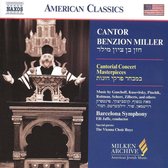 Cantor Benzion Miller - Cantorial Concert Masterpieces (CD)