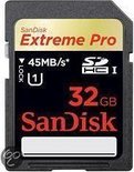 Sandisk Extreme PRO SD kaart 32 GB