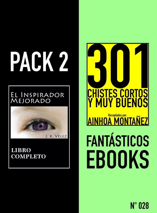 Pack 2 Fantásticos ebooks, nº028. El Inspirador Mejorado & 301 Chistes  Cortos y Muy... | bol.com