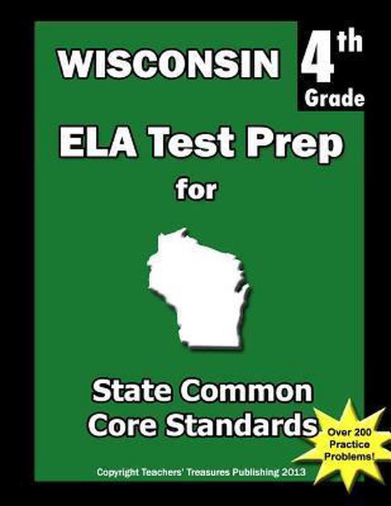 Wisconsin 4th Grade Ela Test Prep - cover