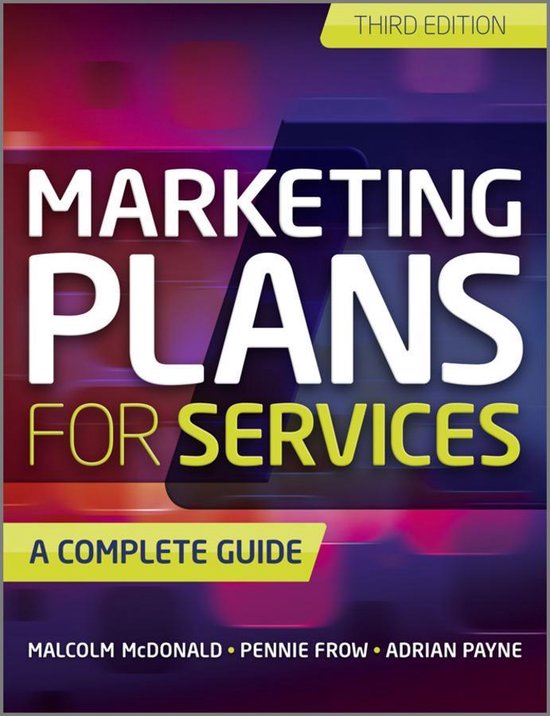 Marketing Plans for Services - cover