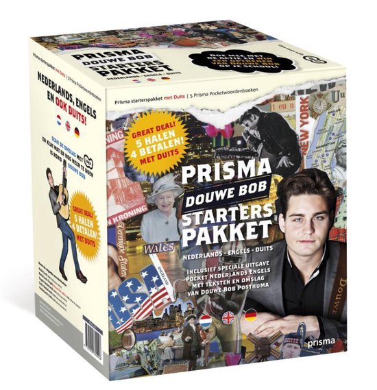 Cover van het boek 'Prisma pocketpakket Douwe Bob met Duits 5 titels N-E-D'