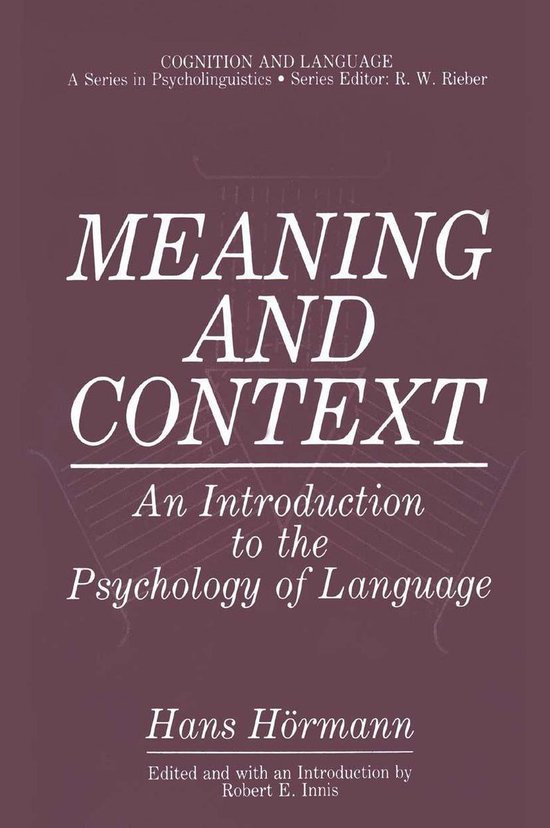 Behavioral Science and Psychology (R0) - Meaning and Context - cover