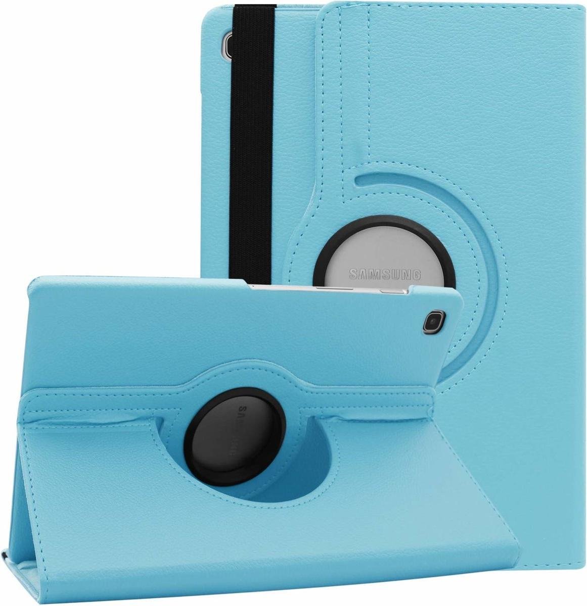 HB Hoes Geschikt voor Samsung Galaxy Tab S5e - Draaibare Tablet Case met Standaard - Licht Blauw