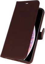 iPhone XS Max Rico Vitello Mocca Echt Leder Hoesje