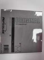 Papicolor Original Envelop Donkerbruin 6 stuks 140 x 140 mm