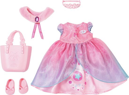 BABY Prinsessenjurk Poppenkleding 43 cm bol.com