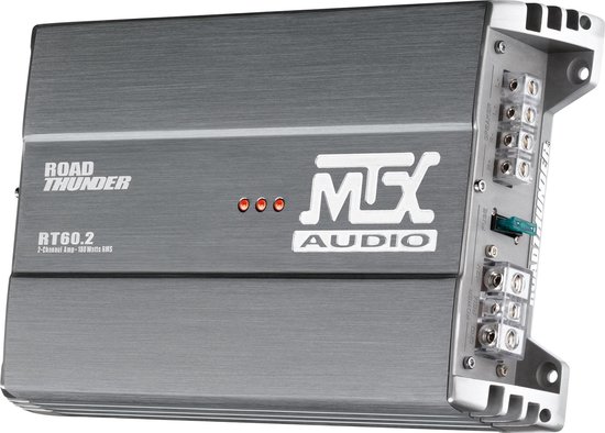 Gang inhoud Arbitrage MTX Audio RT60.2 - 2x60 Watt - 2-kanaals auto versterker | bol.com