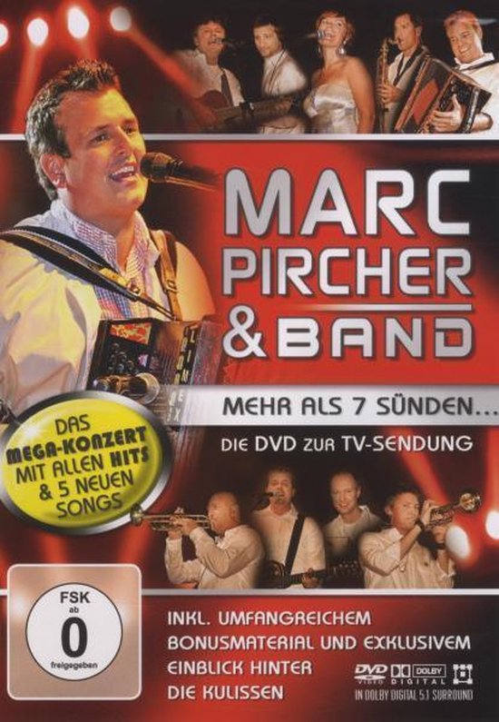 Cover van de film 'Marc Pircher - Mehr Als 7 Sunden Live'