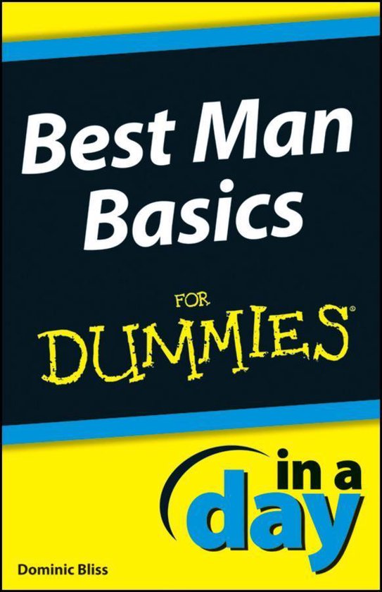 Best Man Basics in a Day for Dummies - cover