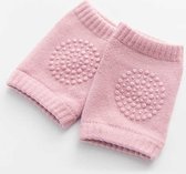 Baby kniebeschermers | roze | tegen schaafwonden en blauwe plekken |zorgeloos kruipen | kind | peuter | antislip