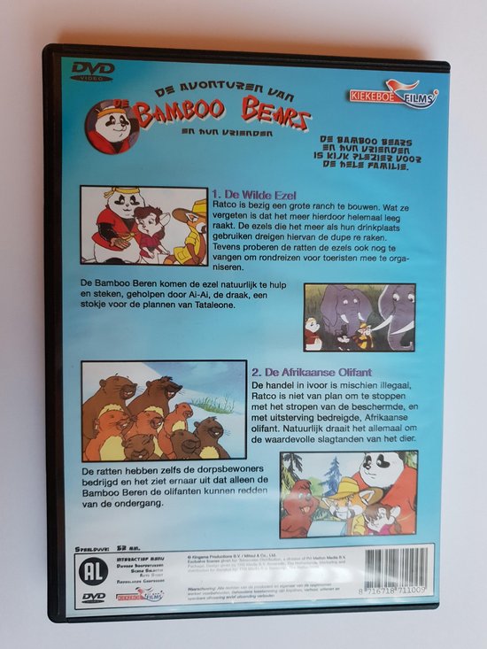 bamboo bears - de wilde ezel (Dvd) | Dvd's | bol.com