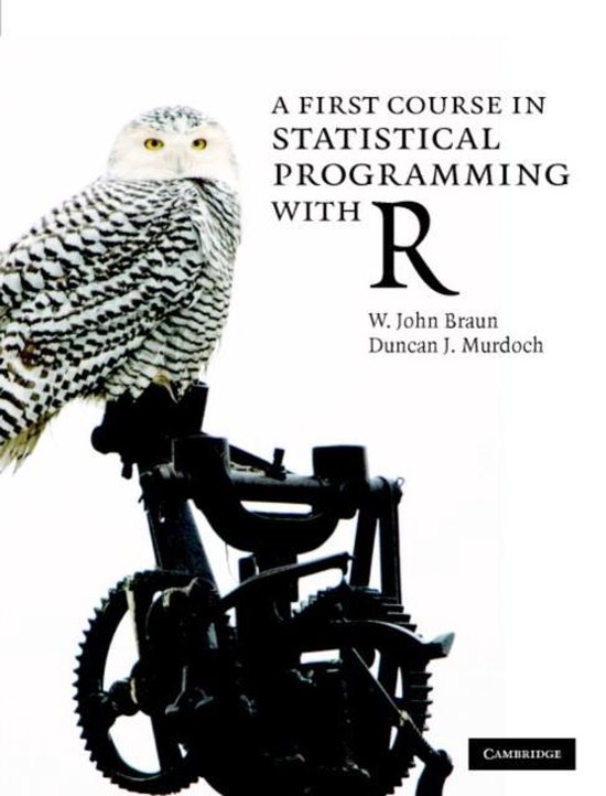 A First Course in Statistical Programming with R - cover