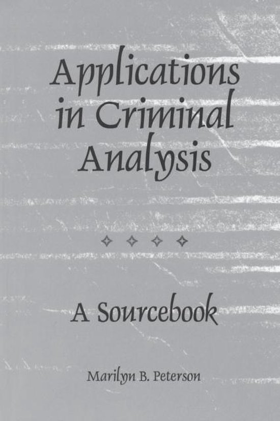 Applications in Criminal Analysis - cover