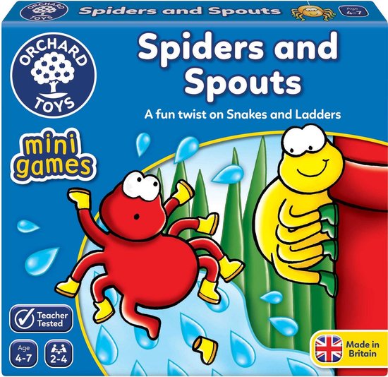 Orchard Toys Mini Game Spiders & Spouts Games