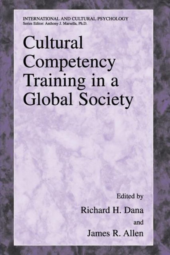 Cultural Competency Training in a Global Society - cover