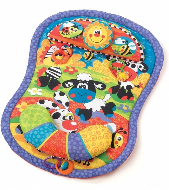 Baby Speelkleed Tummy Time - Educatieve Activiteit Gym Mat Met Muziek & Verwijderbaar Speelgoed | Zacht & Huidvriendelijk