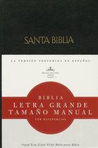 RVR 1960 Biblia Letra Grande Tamano Manual, negro tapa dura