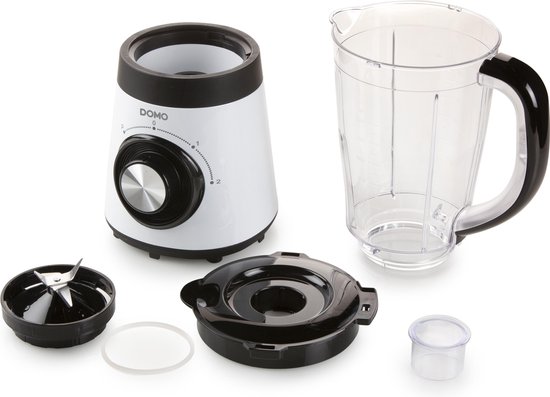 Domo DO9203BL - Blender - 500W - 1,5L - Zwart/Wit van Domo — afbeelding 5