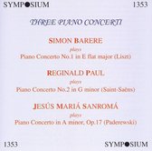 Liszt, Saint-Saëns, Paderewski: Piano Concertos