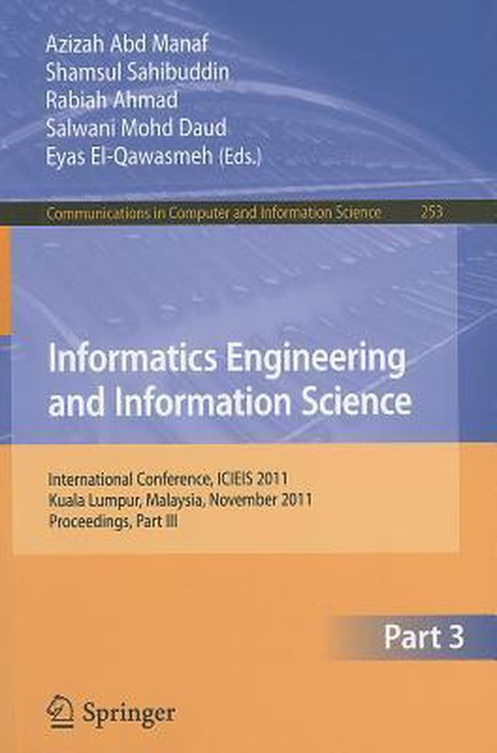 Informatics Engineering and Information Science, Part III - cover