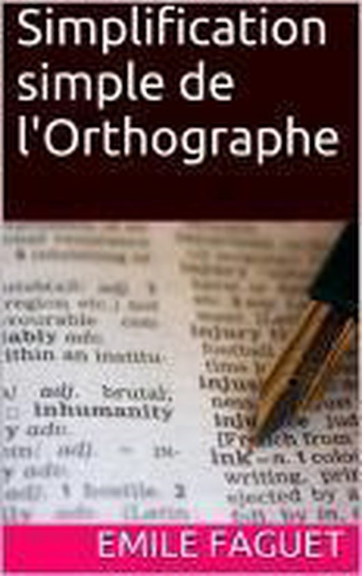 Simplification simple de l'Orthographe - cover