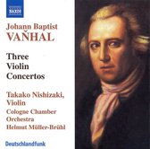 Takako Nishizaki, Cologne Chamber Orchestra, Helmut Müller-Brühl - Vanhal: Three Violin Concertos (CD)