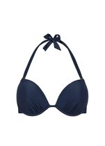 Beachlife Black Iris Halter Bikinitop Dames – Donkerblauw - Maat 36B